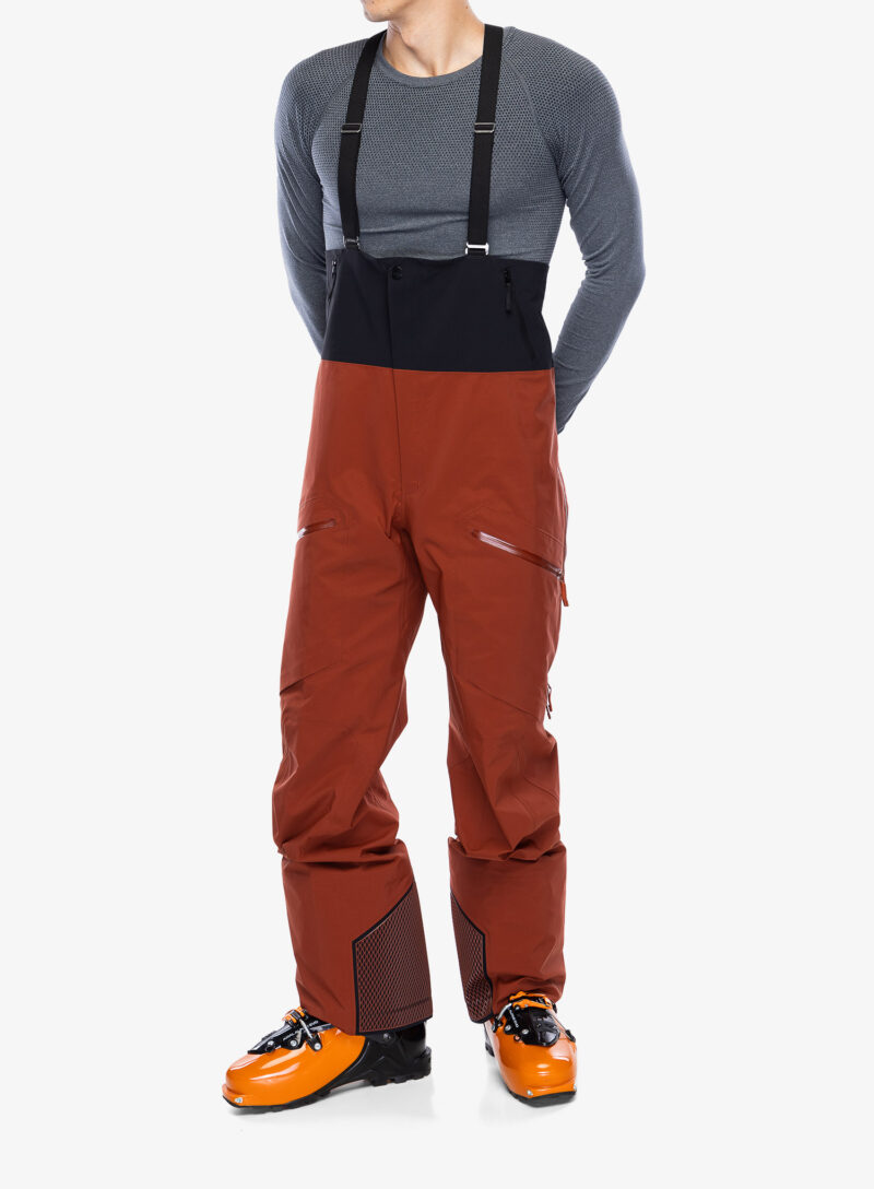 Cumpăra Pantaloni schi tura Arcteryx Rush Bib Pant - sequoia