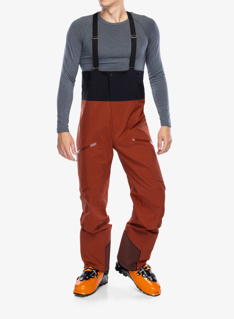 Pantaloni schi tura Arcteryx Rush Bib Pant - sequoia