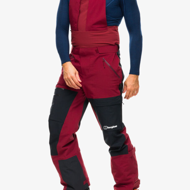 Pantaloni schi tura Berghaus MTN Arete Descnd GTX Bib Pant - syrah/jet black