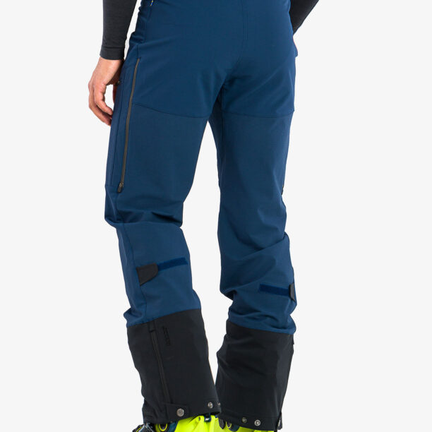 Pantaloni schi tura Fjallraven Bergtagen Touring Trousers - mountain blue preţ