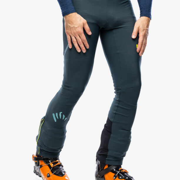 Pantaloni schi tura Karpos Alagna Evo Pant - forest/kiwi colada