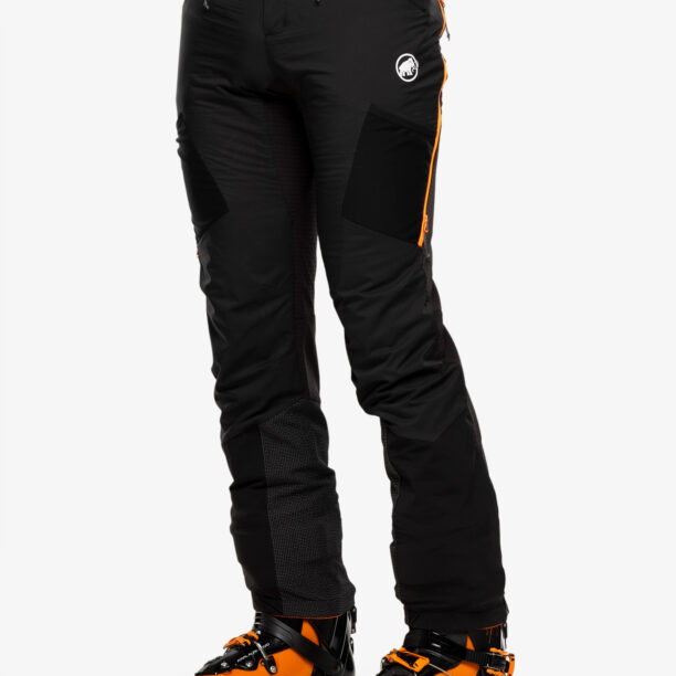 Cumpăra Pantaloni schi tura Mammut Aenergy IN Hybrid Pants - black/vibrant orange