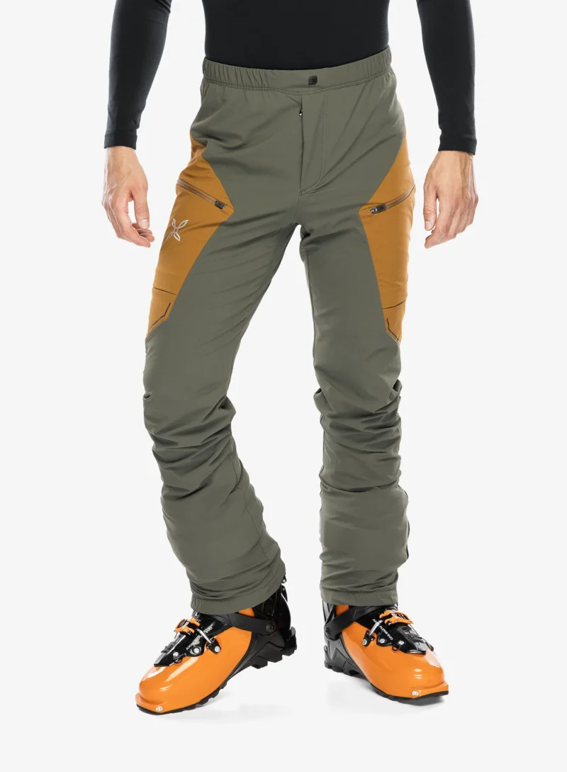 Pantaloni schi tura Montura Speed Style Pants - sage green/bronze brown