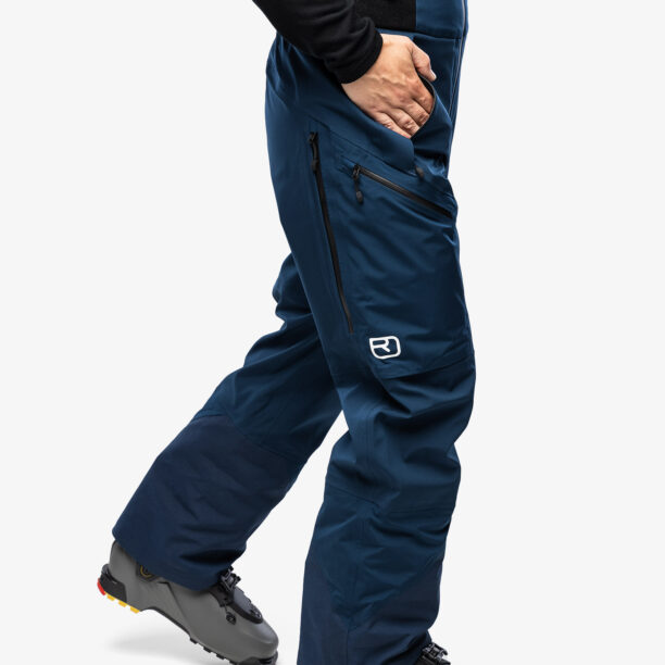 Preţ Pantaloni schi tura Ortovox 3L Guardian Shell Pants - deep ocean