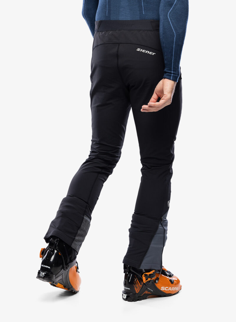 Pantaloni schi tura Ziener Nawo - ombre/black preţ