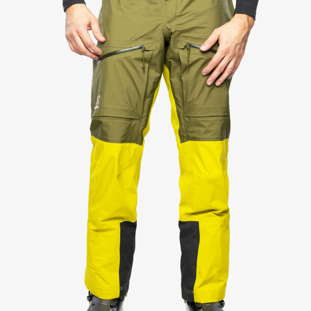 Pantaloni schi tura barbati Haglofs Vassi Touring GTX Pant - olive green/aurora