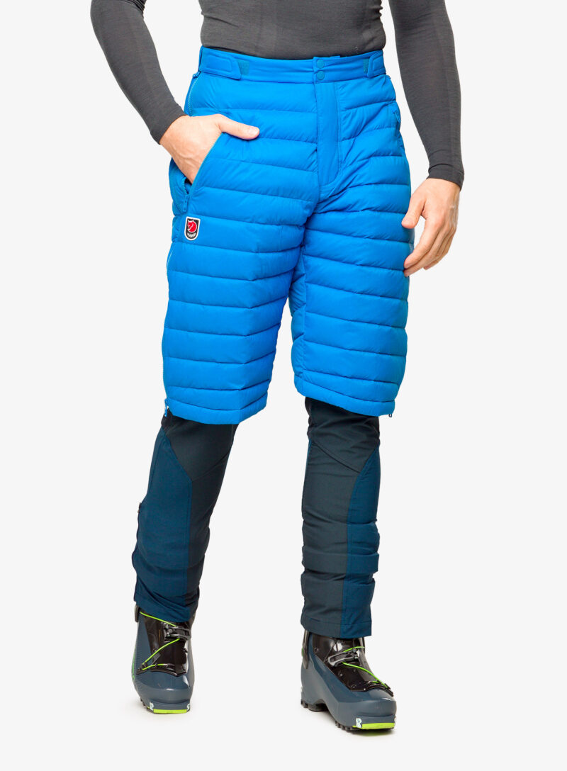 Pantaloni scurti Fjallraven Expedition Down Knickers - un blue