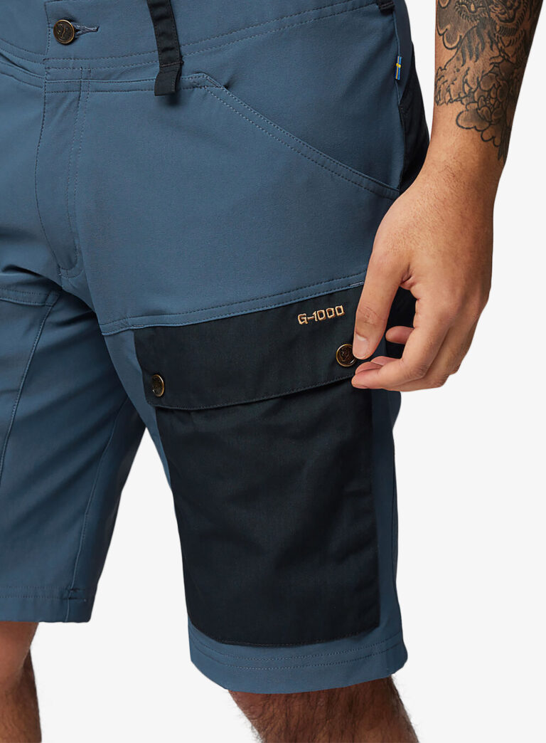 Cumpăra Pantaloni scurti Fjallraven Keb Shorts - dark navy/uncle blue