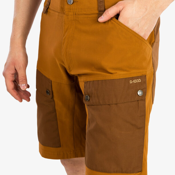 Original Pantaloni scurti Fjallraven Keb Shorts - timber brown/chestnut