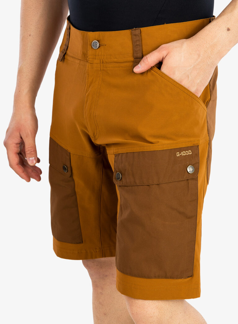 Original Pantaloni scurti Fjallraven Keb Shorts - timber brown/chestnut