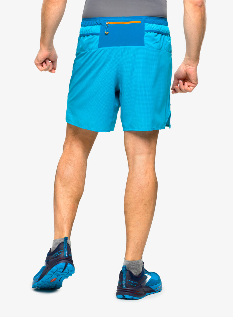 Preţ Pantaloni scurti alergare Brooks High Point 7 2-in-1 Short - hyper blue/mist/pacific