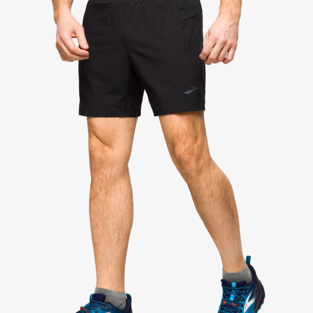 Cumpăra Pantaloni scurti alergare Brooks Sherpa 7 2-in-1 Short - black