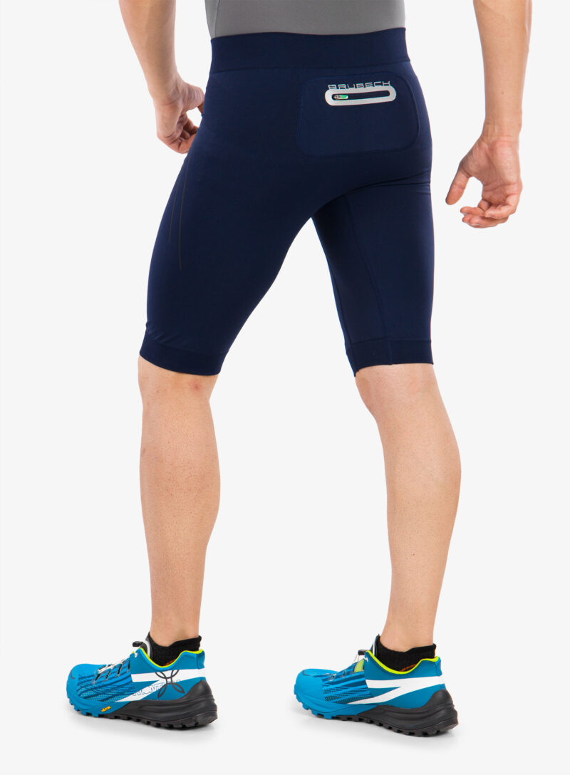 Pantaloni scurti alergare Brubeck Running Force 1/2 - navy preţ