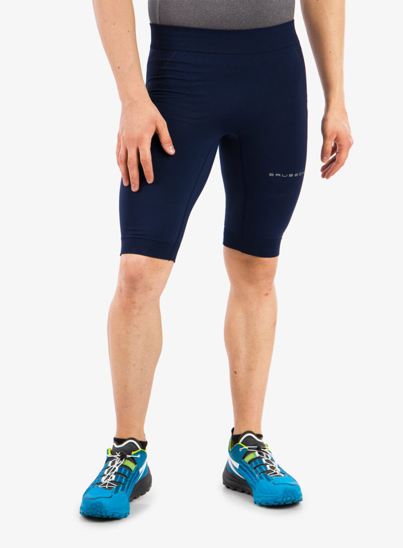 Pantaloni scurti alergare Brubeck Running Force 1/2 - navy