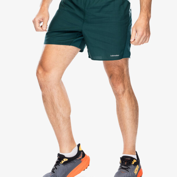 Cumpăra Pantaloni scurti alergare Icebreaker Merino 125 ZoneKnit Speed 6 Shorts - fathom/cloud