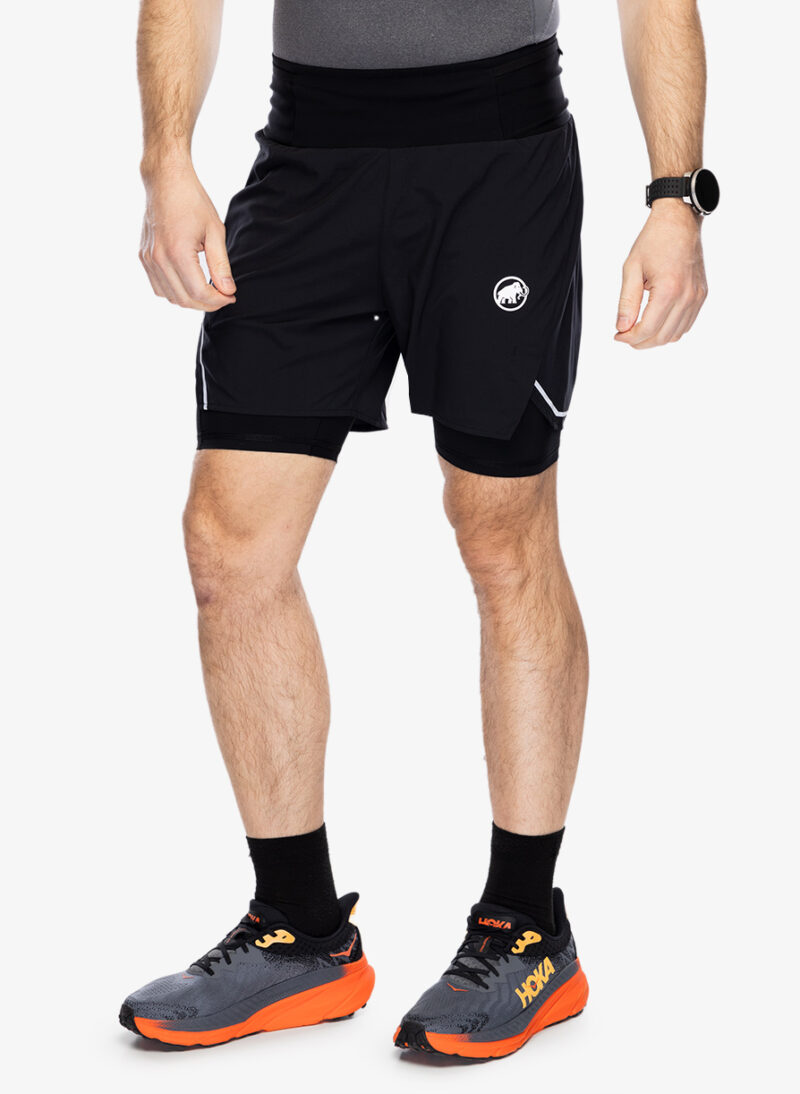 Pantaloni scurti alergare Mammut Aenergy TR 2 in 1 Shorts - black