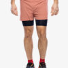 Pantaloni scurti alergare Salomon Sense 2in1 Shorts - light mahogany