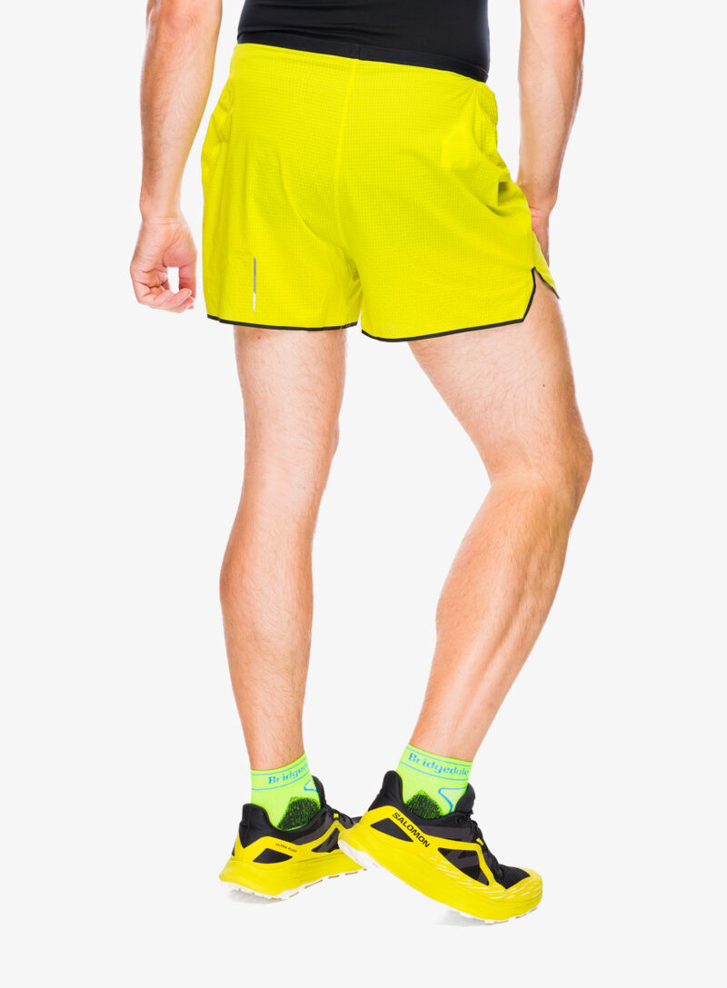 Pantaloni scurti alergare Salomon Sense Aero 3 Short - sulphur spring preţ