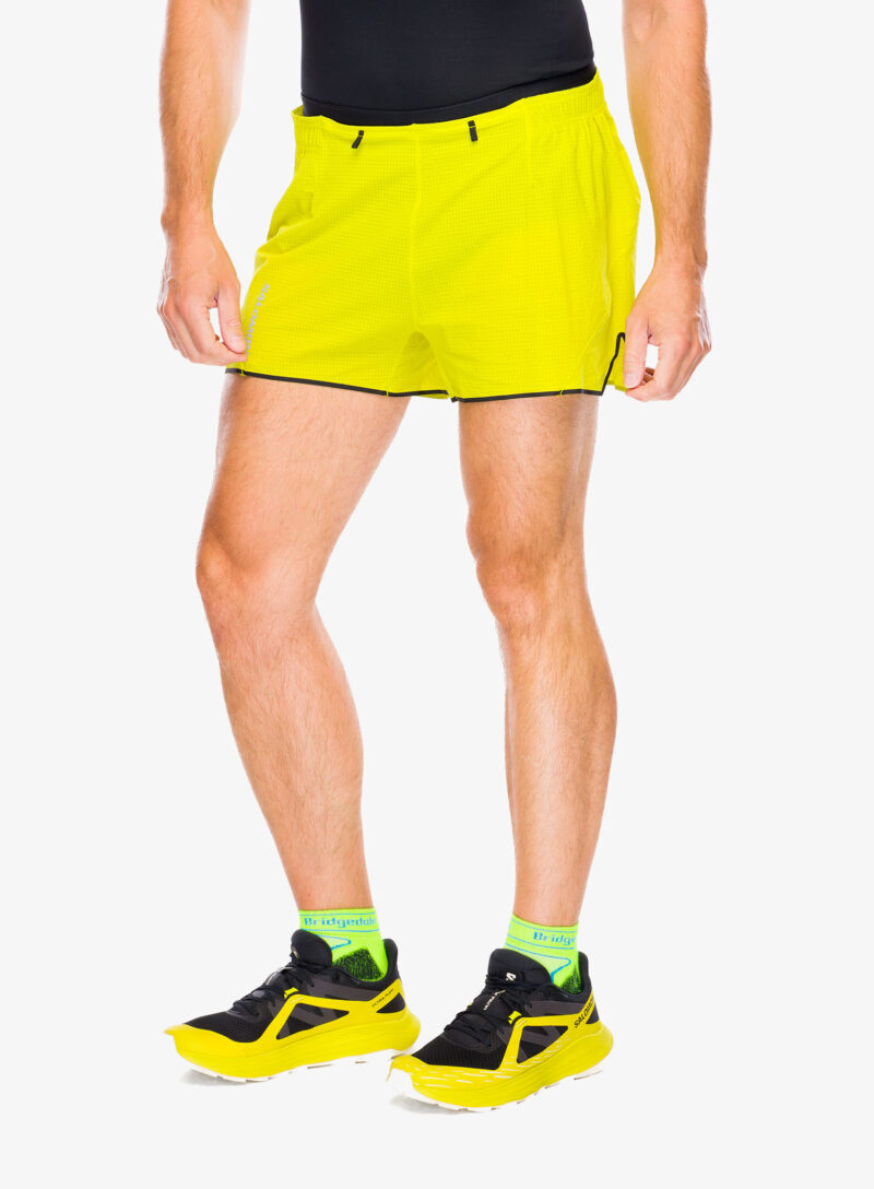 Cumpăra Pantaloni scurti alergare Salomon Sense Aero 3 Short - sulphur spring