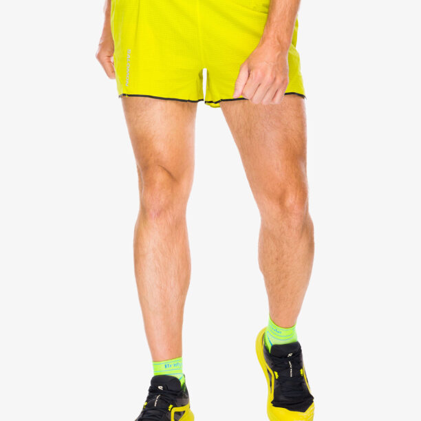 Pantaloni scurti alergare Salomon Sense Aero 3 Short - sulphur spring