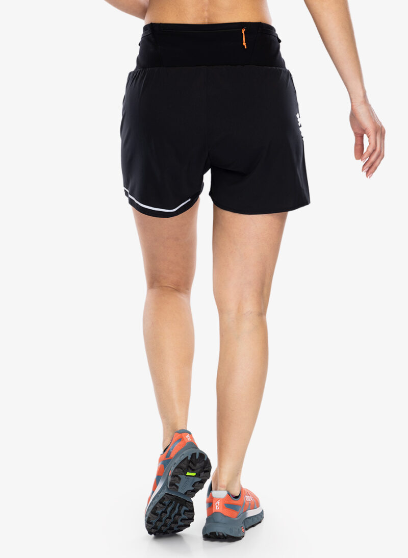 Pantaloni scurti alergare femei Mammut Aenergy TR 2 in 1 Shorts - black/black preţ