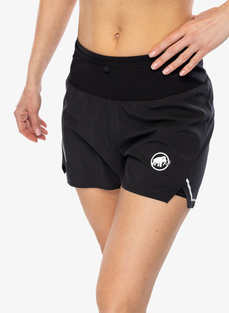 Original Pantaloni scurti alergare femei Mammut Aenergy TR 2 in 1 Shorts - black/black