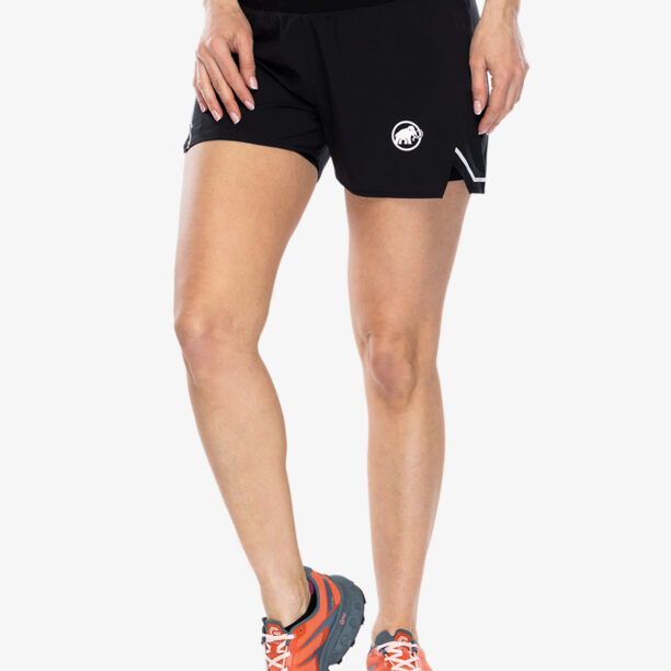 Pantaloni scurti alergare femei Mammut Aenergy TR 2 in 1 Shorts - black/black