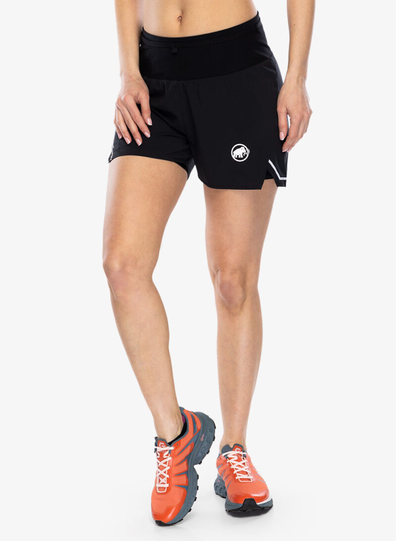 Pantaloni scurti alergare femei Mammut Aenergy TR 2 in 1 Shorts - black/black