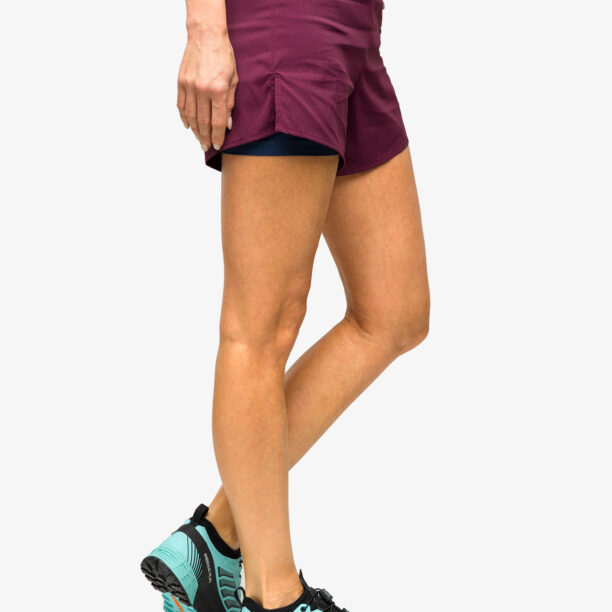 Pantaloni scurti alergare femei Mountain Equipment Dynamo Twin Short - raisin