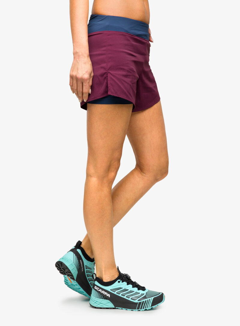 Pantaloni scurti alergare femei Mountain Equipment Dynamo Twin Short - raisin