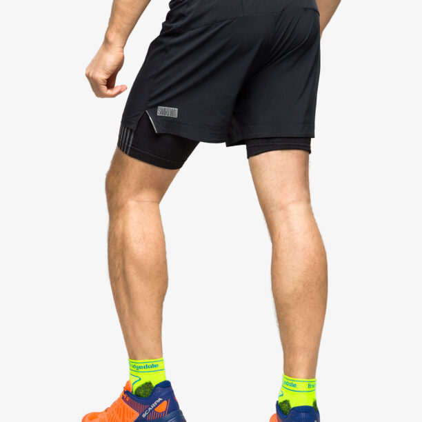 Pantaloni scurti barbati Smartwool Intraknit Active Lined Short - black preţ