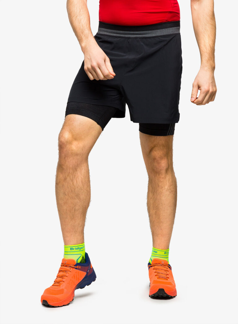 Pantaloni scurti barbati Smartwool Intraknit Active Lined Short - black