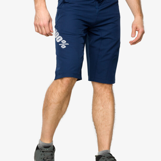 Pantaloni scurti ciclism 100% Airmatic - navy