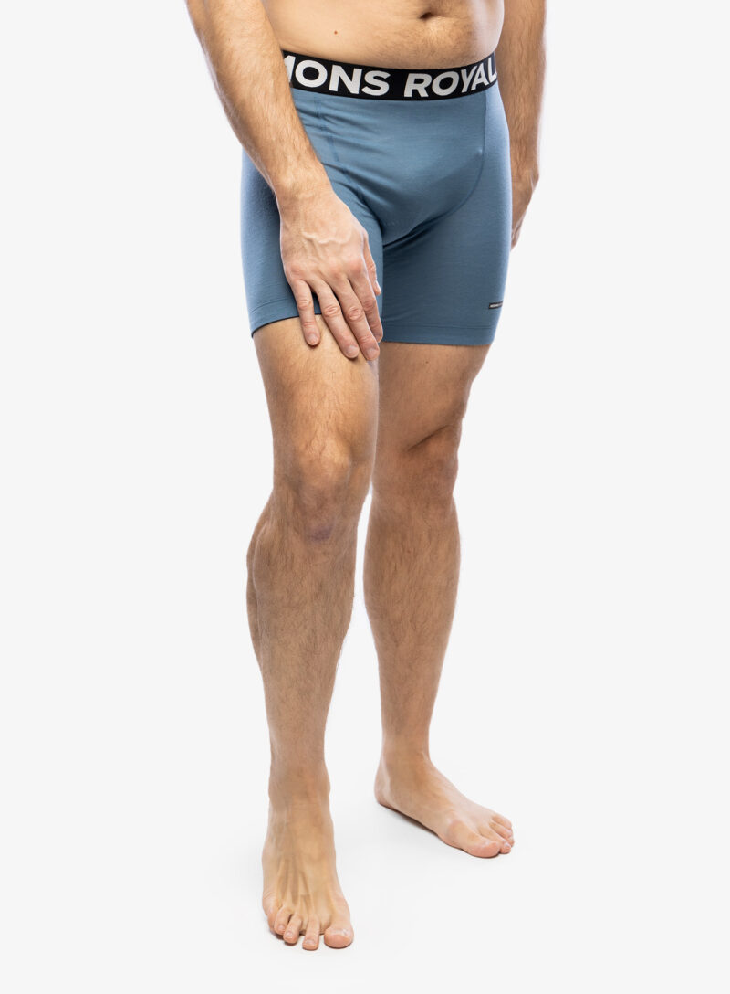 Cumpăra Pantaloni scurti ciclism Mons Royale Low Pro Merino Aircon Bike Short Liner - blue slate