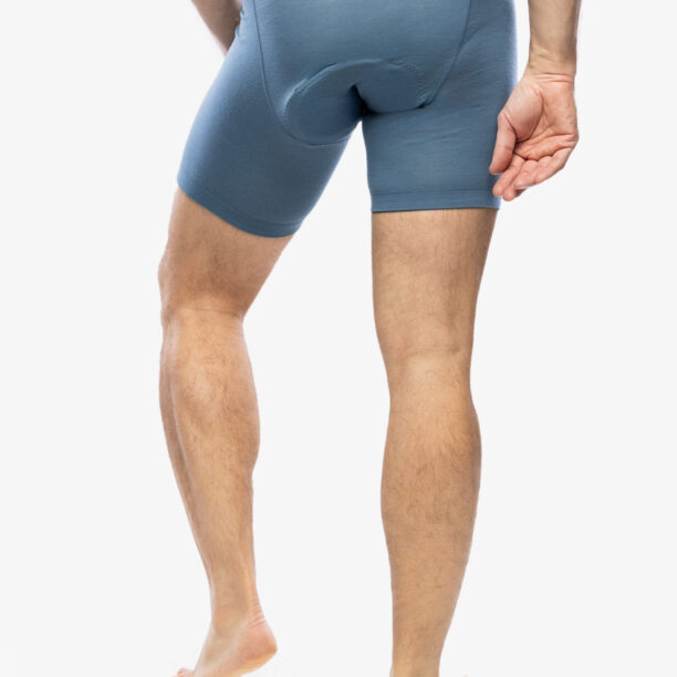 Preţ Pantaloni scurti ciclism Mons Royale Low Pro Merino Aircon Bike Short Liner - blue slate