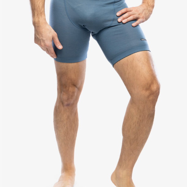 Pantaloni scurti ciclism Mons Royale Low Pro Merino Aircon Bike Short Liner - blue slate