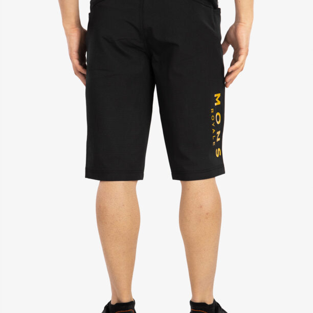 Pantaloni scurti ciclism Mons Royale Momentum 2.0 Bike Shorts - black/gold preţ