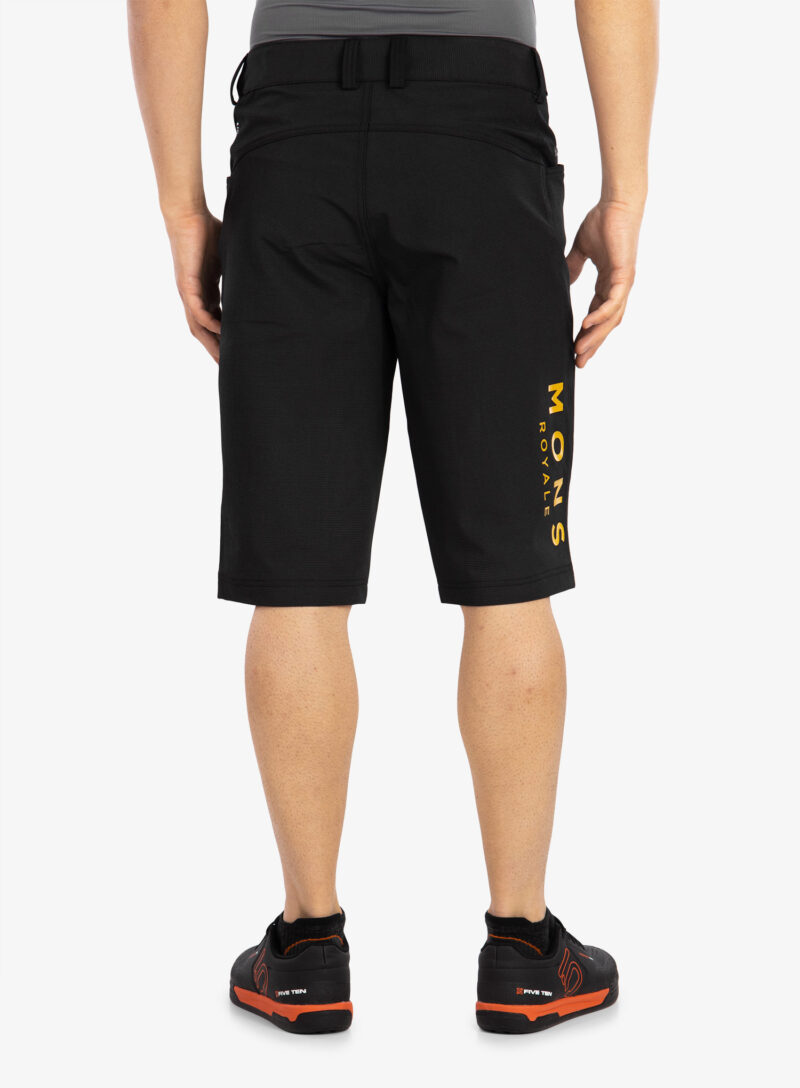 Pantaloni scurti ciclism Mons Royale Momentum 2.0 Bike Shorts - black/gold preţ