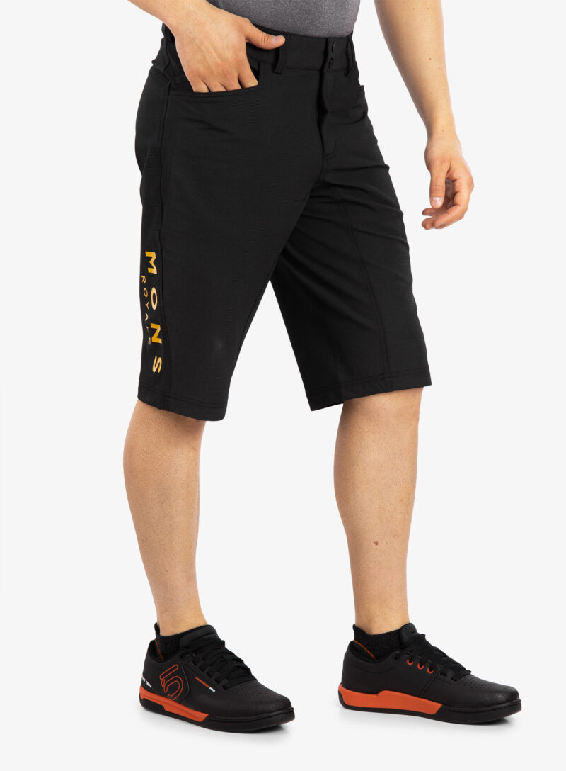 Original Pantaloni scurti ciclism Mons Royale Momentum 2.0 Bike Shorts - black/gold