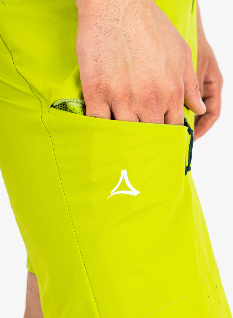 Pantaloni scurti ciclism Schoffel Shorts Mellow Trail M - lime green - imagine 6