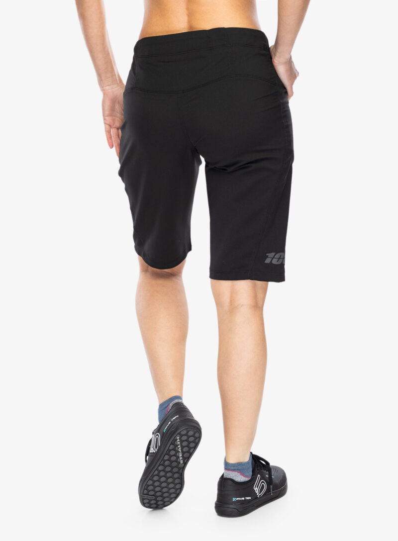 Pantaloni scurti ciclism femei 100% Ridecamp Short - black preţ