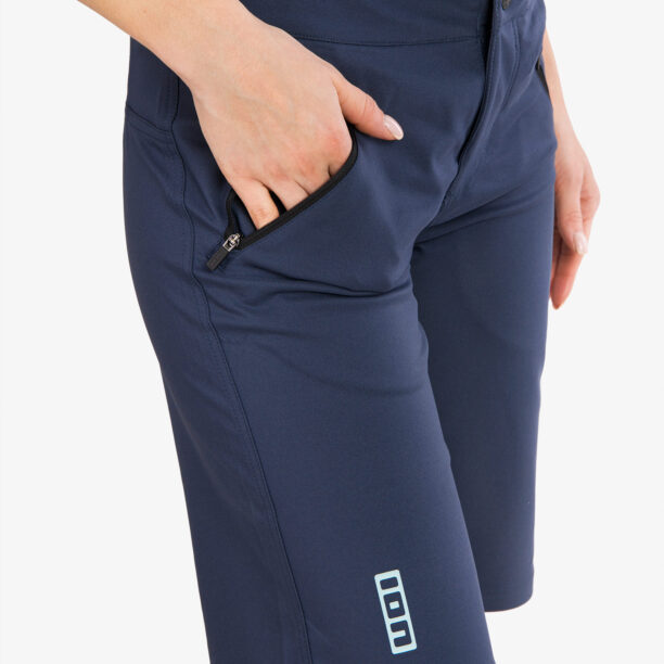 Original Pantaloni scurti ciclism femei ION Logo - indigo dawn