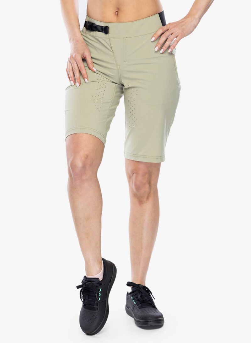 Pantaloni scurti ciclism femei ION Tech Logo Shorts - infused/green