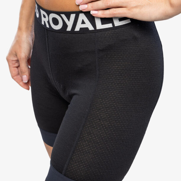 Original Pantaloni scurti ciclism femei Mons Royale Epic Merino Shift Bike Short Liner - black