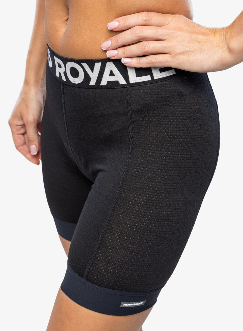 Original Pantaloni scurti ciclism femei Mons Royale Epic Merino Shift Bike Short Liner - black