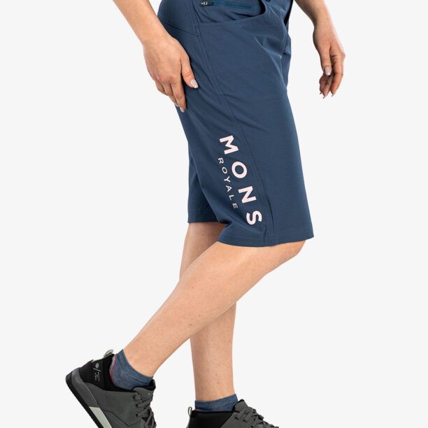 Cumpăra Pantaloni scurti ciclism femei Mons Royale Momentum 2.0 Bike Shorts - dark denim