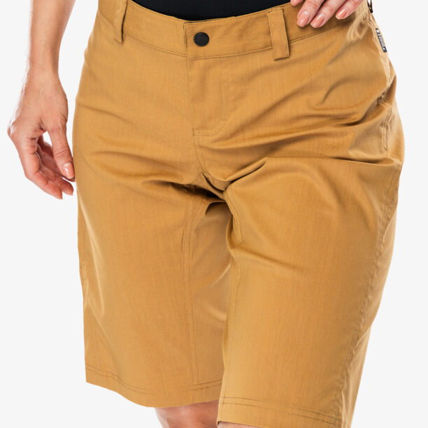 Original Pantaloni scurti ciclism femei Mons Royale Virage Bike Shorts 2.0 - cumin