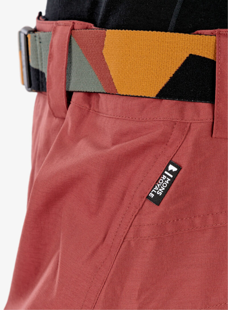 Original Pantaloni scurti ciclism femei Mons Royale Virage Bike Shorts - terracotta