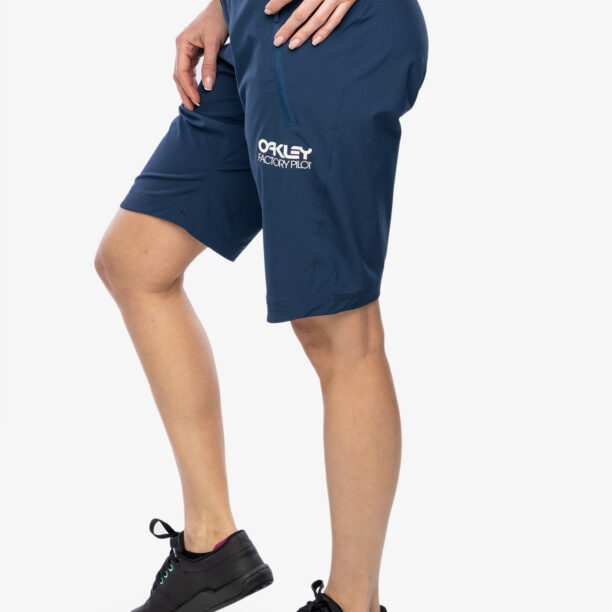 Original Pantaloni scurti ciclism femei Oakley Factory Pilot Lite Short - navy