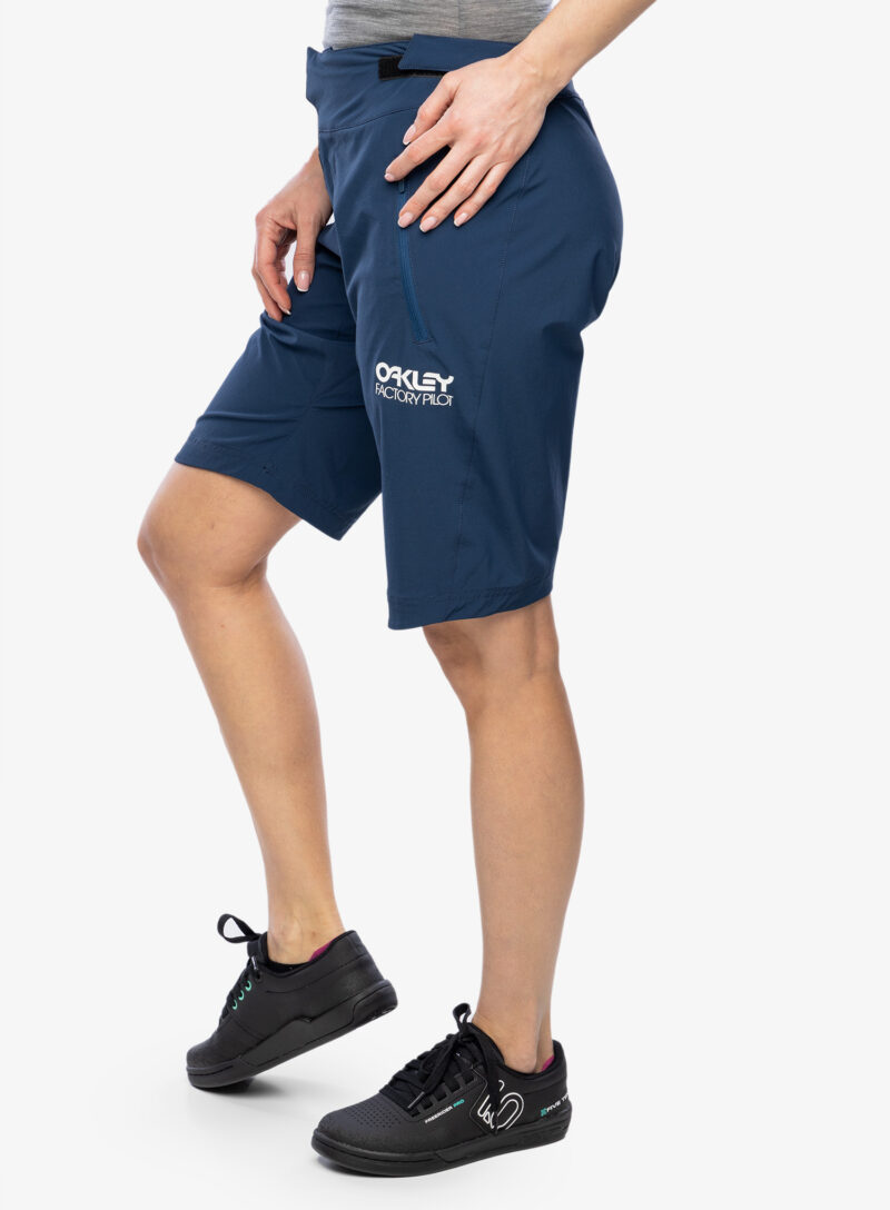 Original Pantaloni scurti ciclism femei Oakley Factory Pilot Lite Short - navy